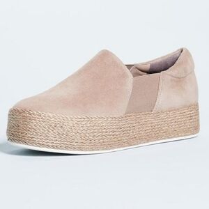 Vince Like New Winford Sand Espadrille Platform Shoes 10